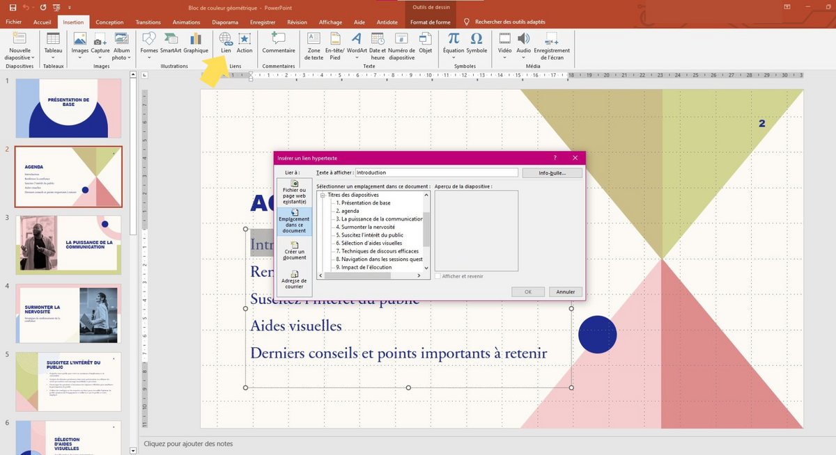 Naviguez plus rapidement dans votre document © Microsoft