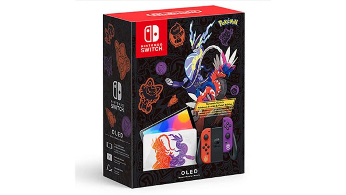 La Nintendo Switch OLED Pokémon Edition Écarlate et Violet