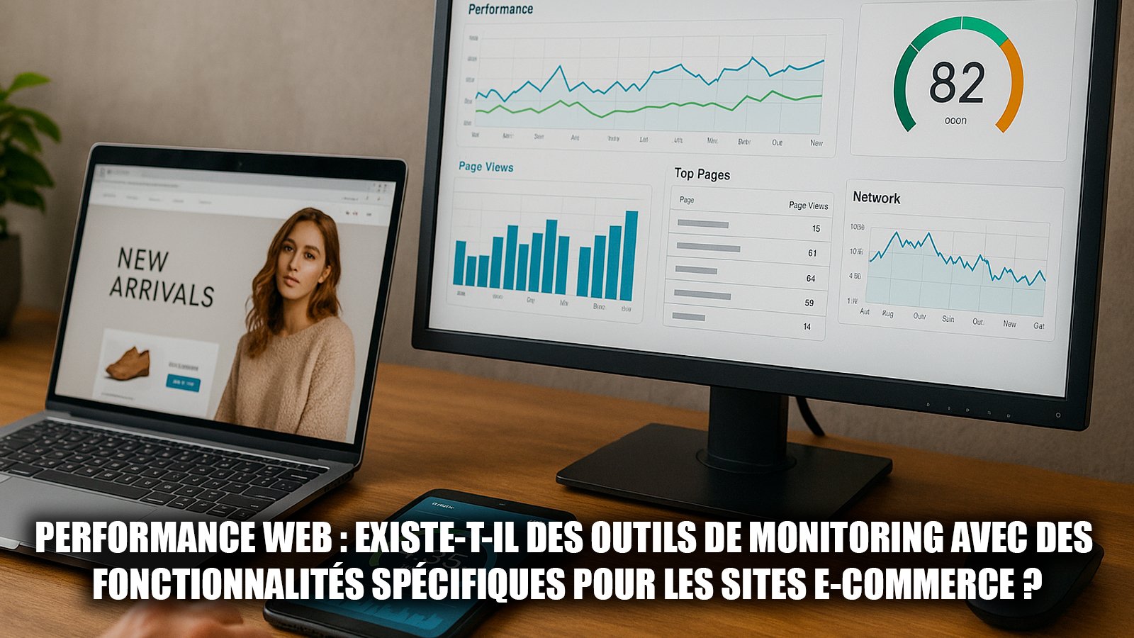 Les outils de monitoring en temps réel aident les sites e-commerce à optimiser vitesse et stabilité, évitant pertes de ventes liées aux lenteurs et garantissant une meilleure expérience client - © Axel Reghis | OpenAI