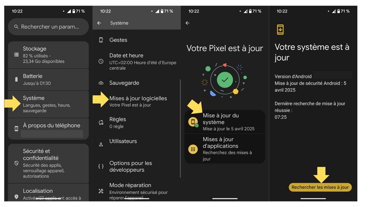 Mettez à jour votre système Android dès que possible. ©Mia Ogouchi pour Clubic
