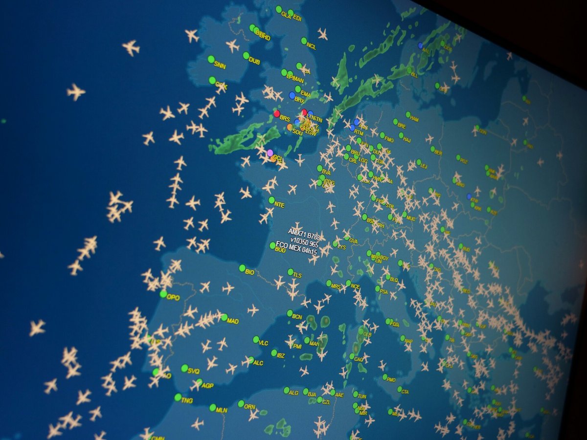 Une photo de la plateforme mondialement connue FlightAware © Alexandre Boero / Clubic