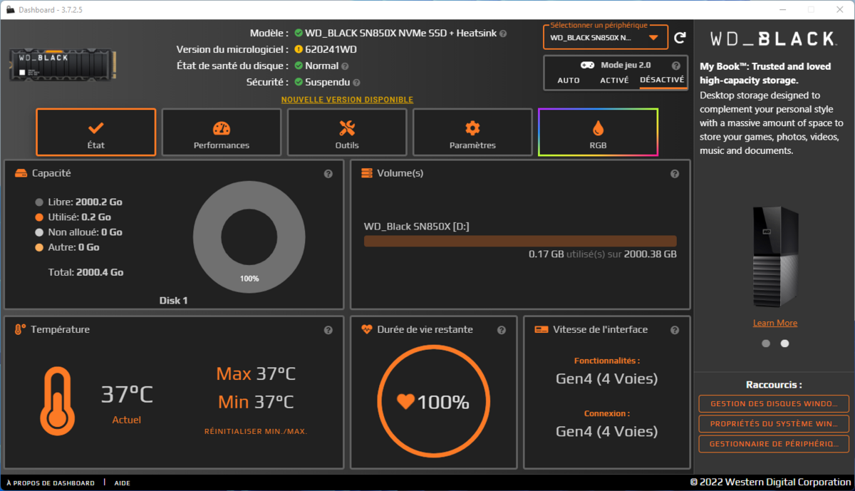 Western Digital  WD_Black SN850X