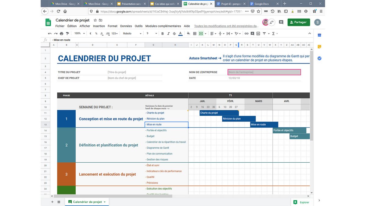 Google Sheets mise sur la simplicité et la collaboration en ligne. Moins puissant qu’Excel, mais parfait pour un usage partagé, fluide et sans installation - © Shutterstock