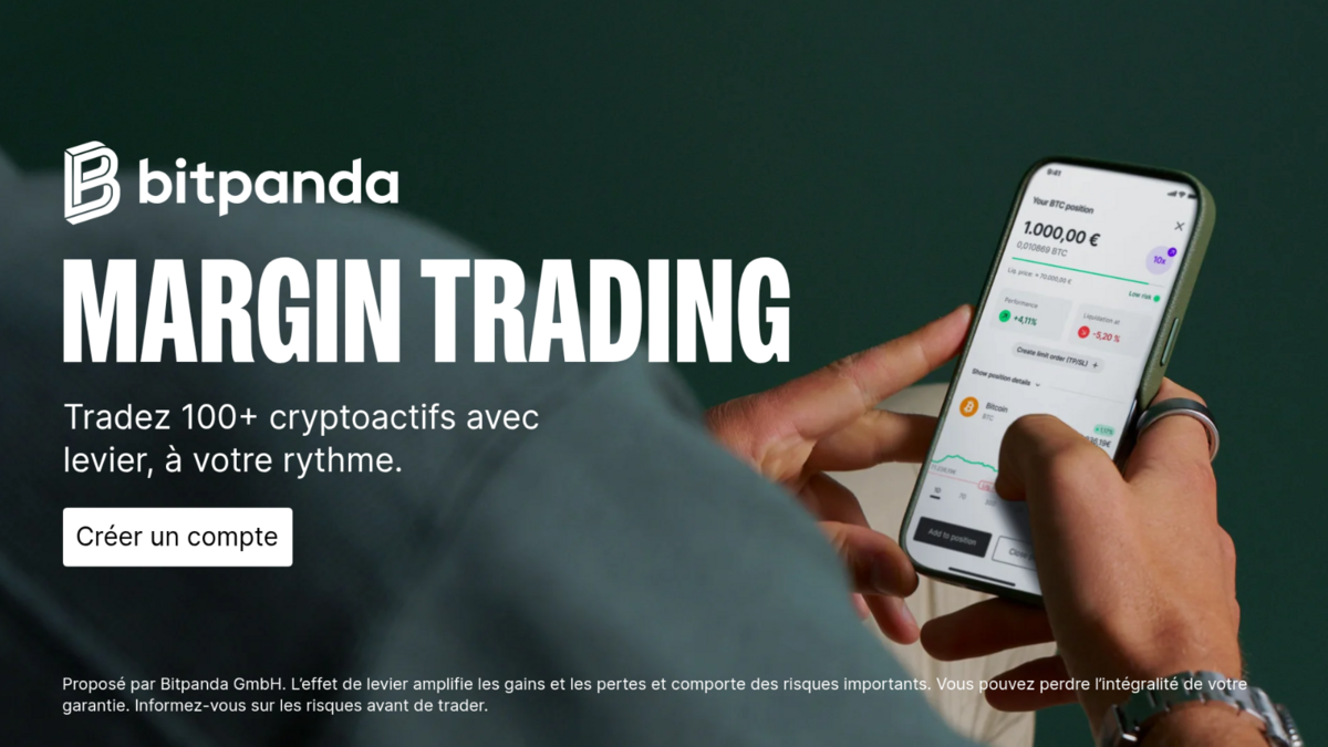 Bitpanda renforce son offre crypto avec l’arrivée du margin trading © Bitpanda
