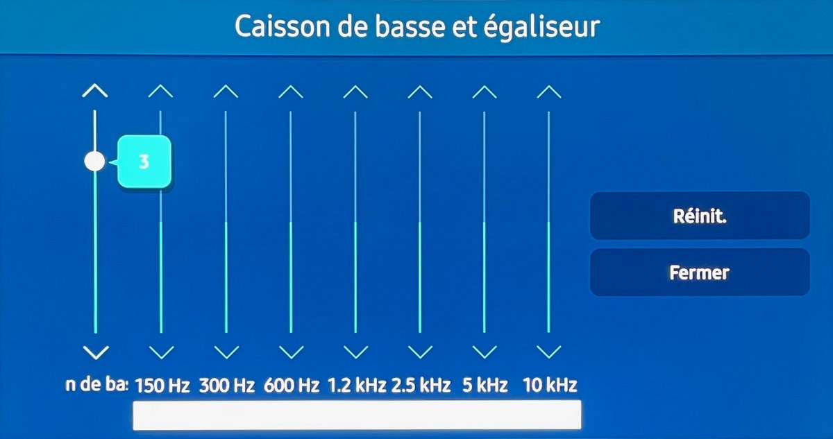 Samsung HW-Q600A TV égaliseur