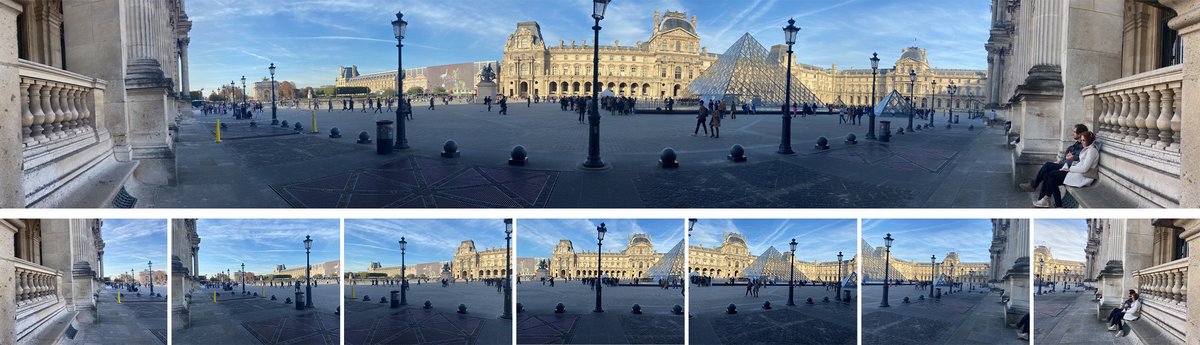 Photo panoramique 240°, constituée de 7 clichés "stichés"