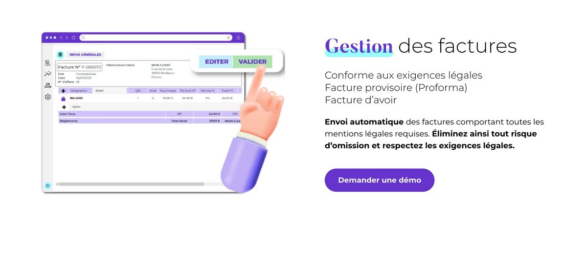 Réalisez votre facturation avec Zenfirst Gesco © Zenfirst