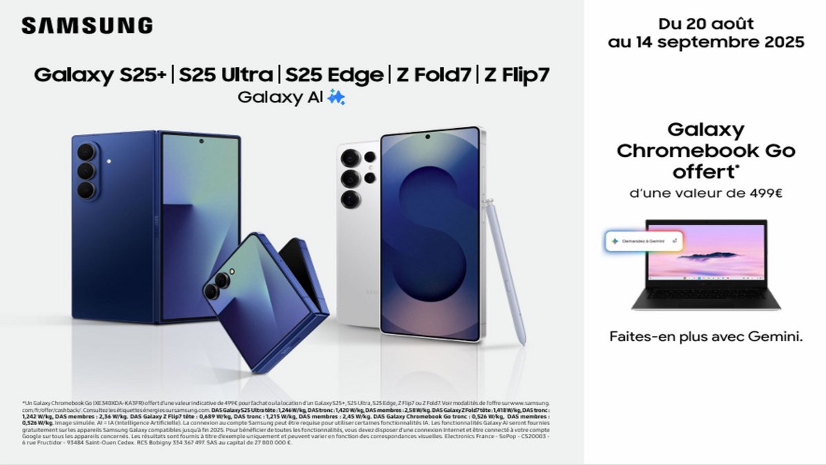 Voici une sysnthèse de l'offre en cours chez Orange, Sosh et Samsung.