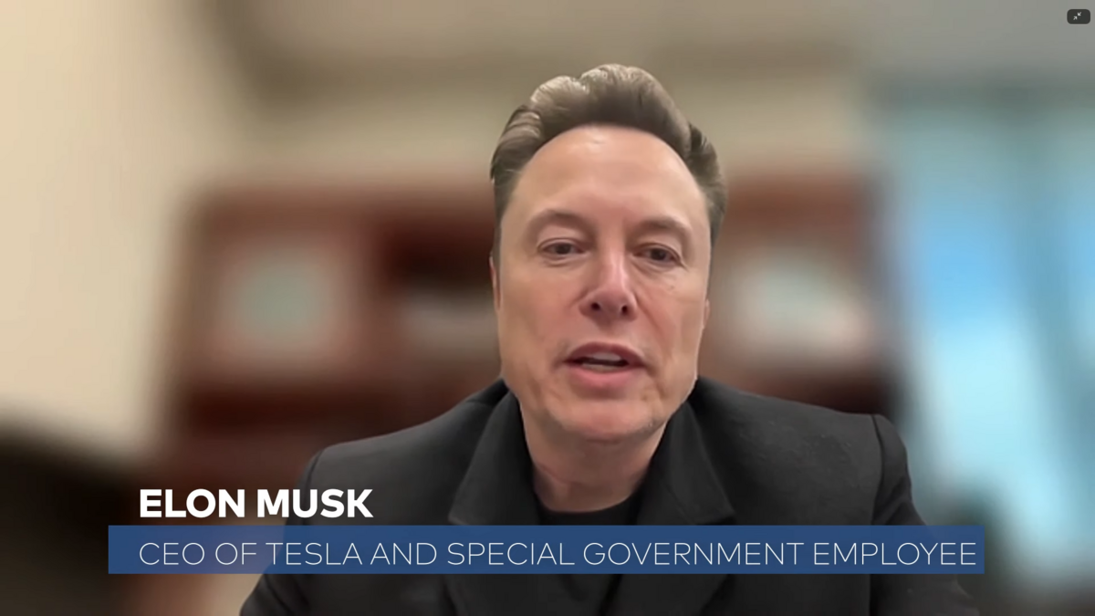 Musk a pris la parole sur la chaîne YouTube WELT Documentaries. © WELT Documentaries