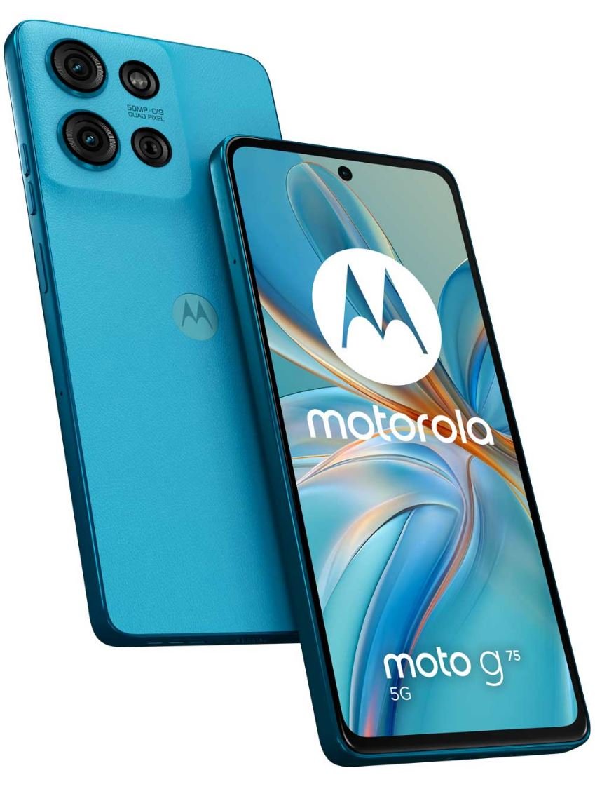 Des finitions cuir vegan et mat pour le Moto G75 © Motorola