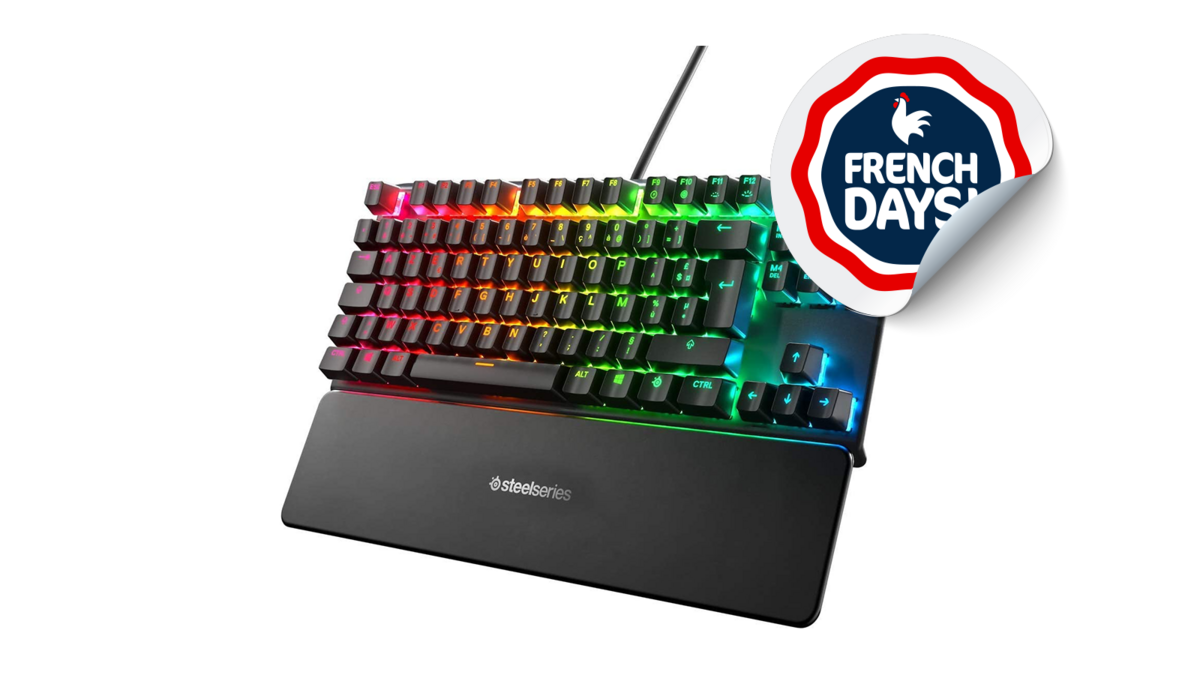 Le clavier gamer filaire SteelSeries Apex Pro TKL