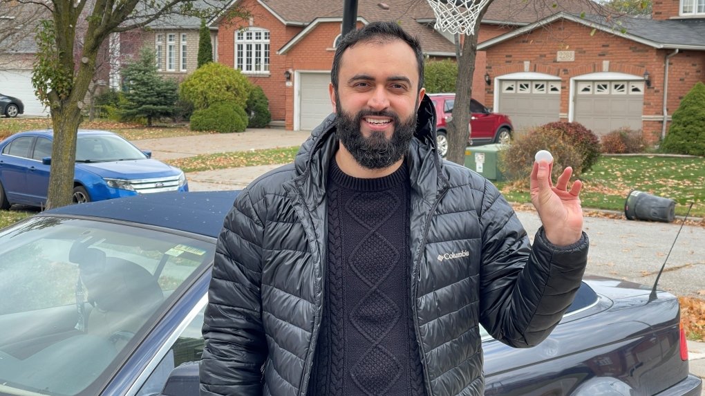 Grâce à un Apple AirTag, Saamer Mansoor a pu retrouver sa BMW volée en quelques heures © Travis Fortnum/CTV News Windsor