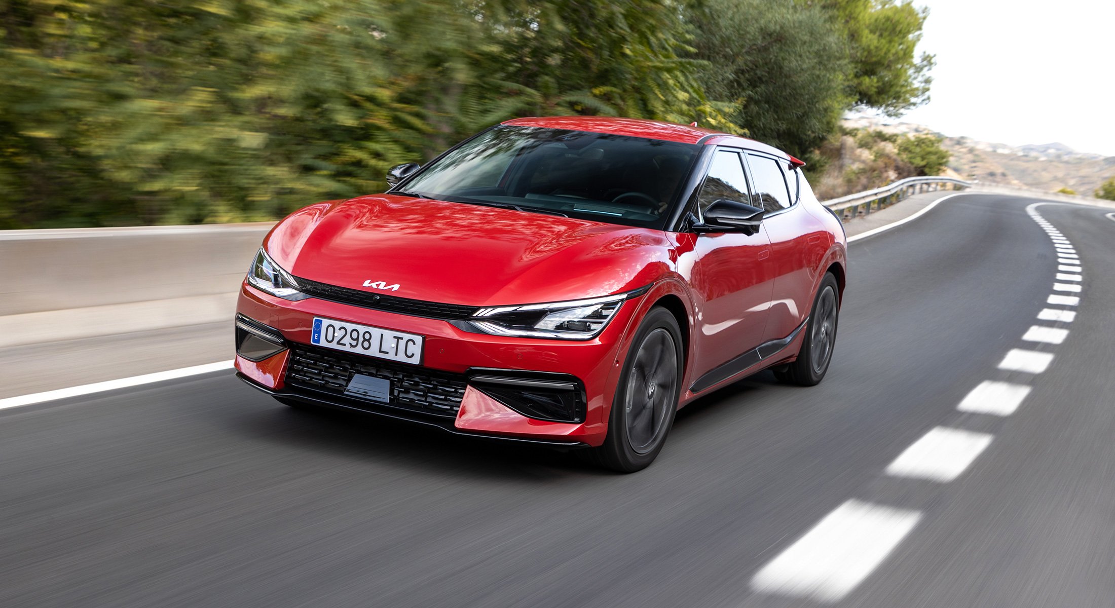 La Kia EV6 fait partie des modèles électriques exposés au NYIAS © D.N. pour Clubic