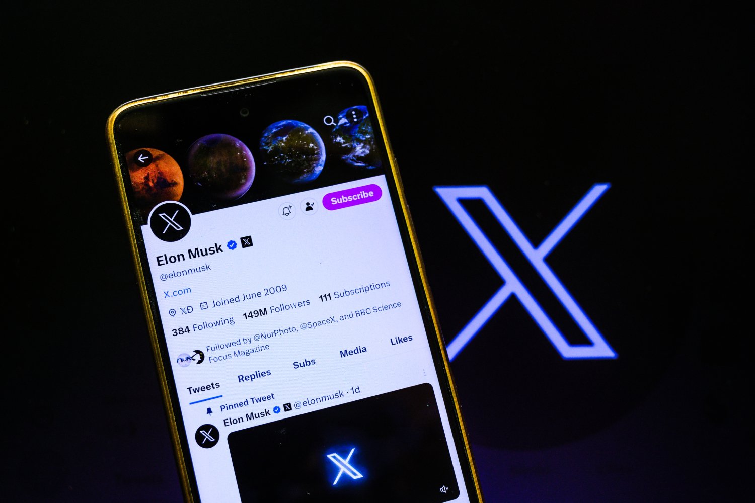 Musk emploie des tactiques douteuses pour faire revenir les annonceurs sur X.com. ©Soumyabrata Roy / Shutterstock