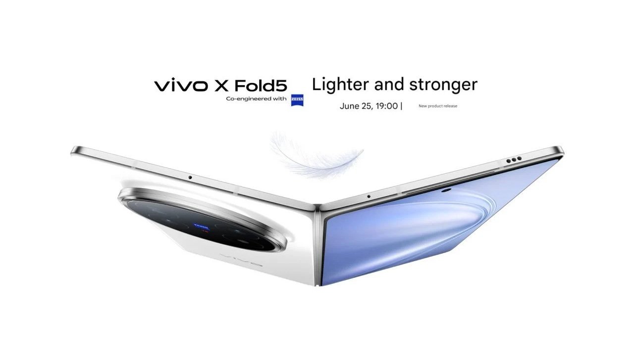 Teaser de l'annonce du vivo X Fold5. © Vivo