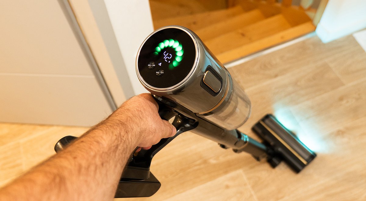 Photo du Dreame V20 Pro prise lors de notre test  © Clubic