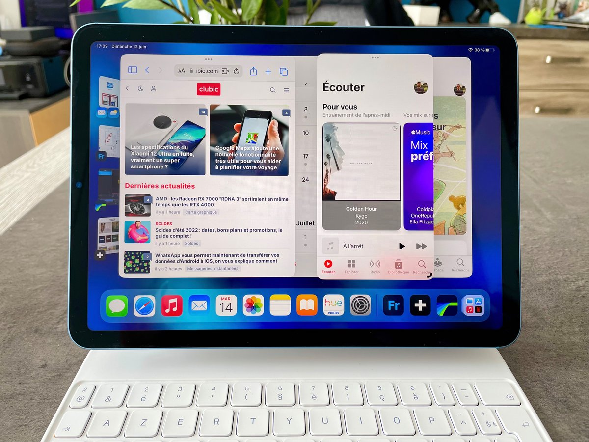 Stage Manager sur iPadOS © Mathieu Grumiaux pour Clubic