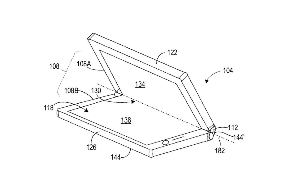 Smatphone pliable Microsoft concept