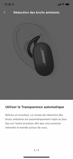 Bose QC Earbuds - réduction de bruit 4