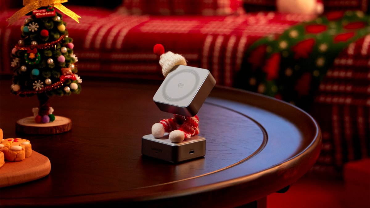 Compatible Qi2 et 25 W, ce chargeur recharge un iPhone à 50 % en 30 minutes pour un quotidien sans attente. ©UGREEN