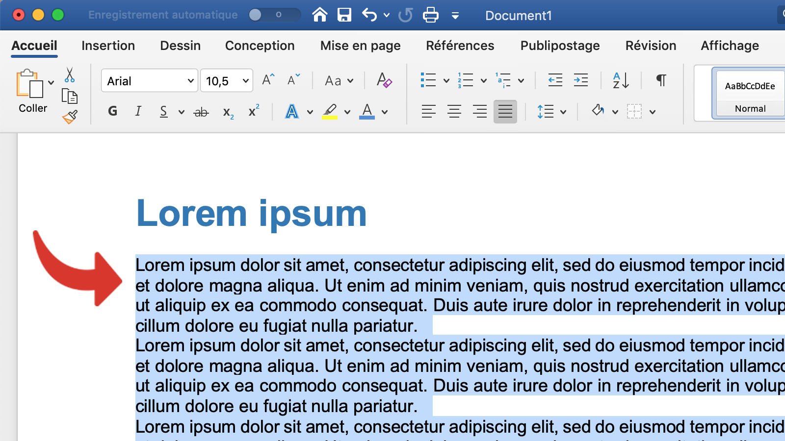 tutoriel word