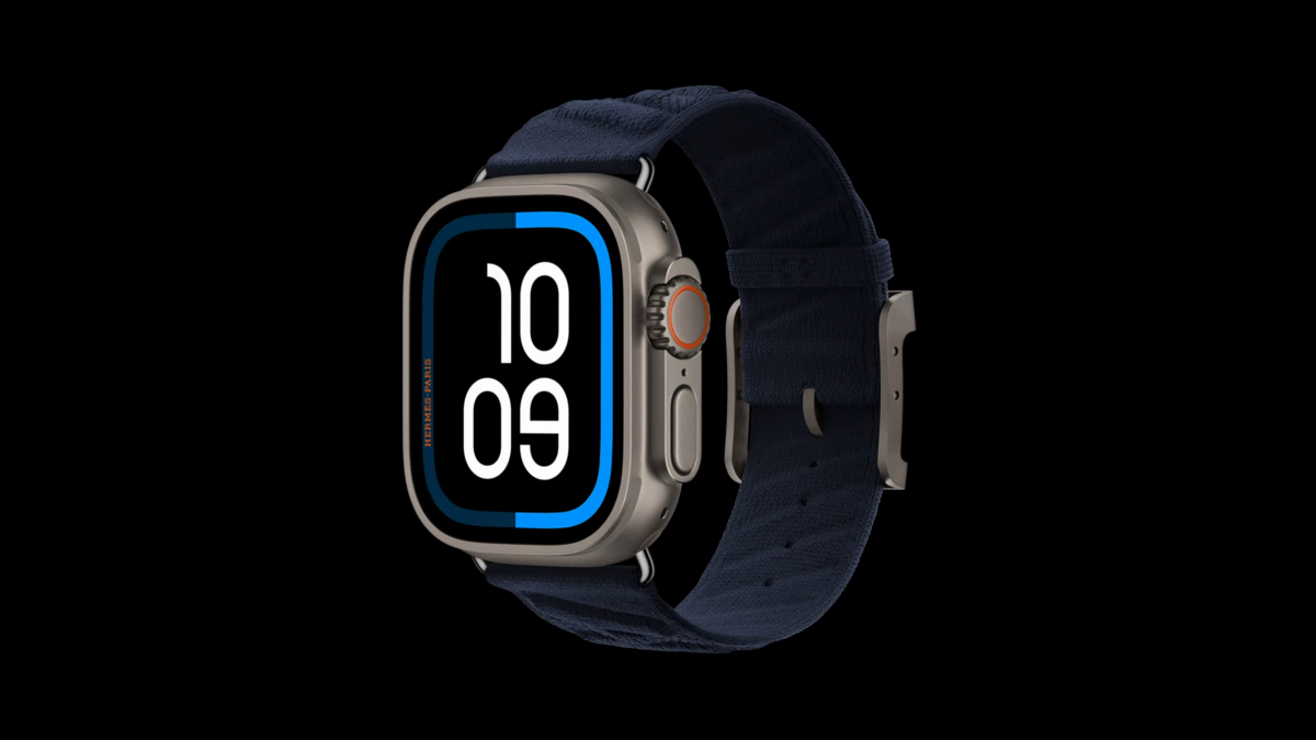 L'Apple Watch Ultra 2 en titane naturel © Apple