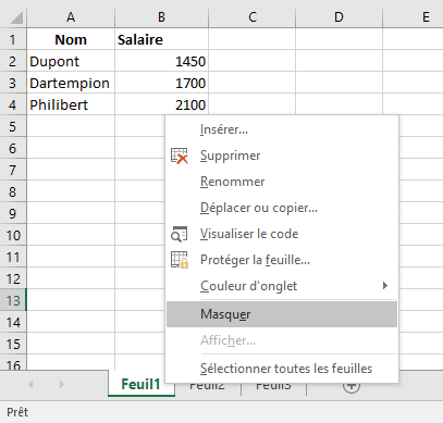 Tableau Excel 13