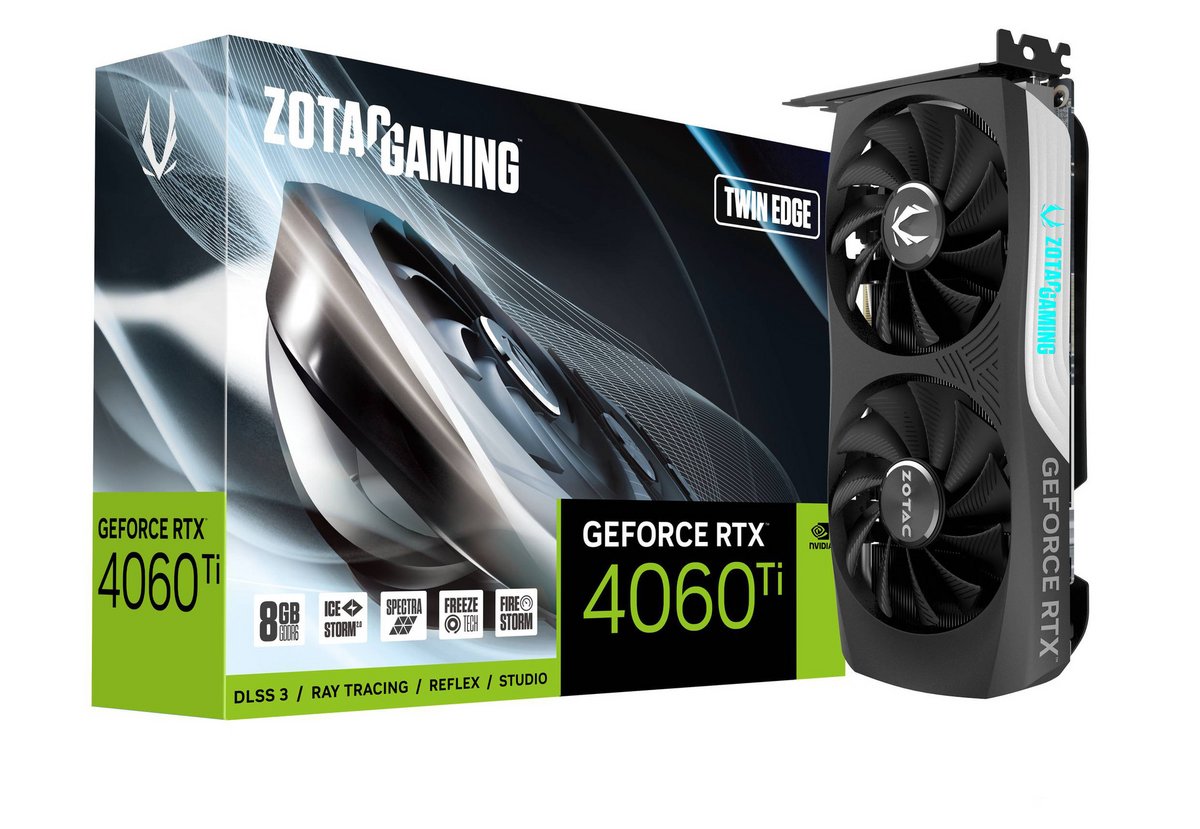 ZOTAC GeForce RTX 4060 Ti Twin Edge 8 Go