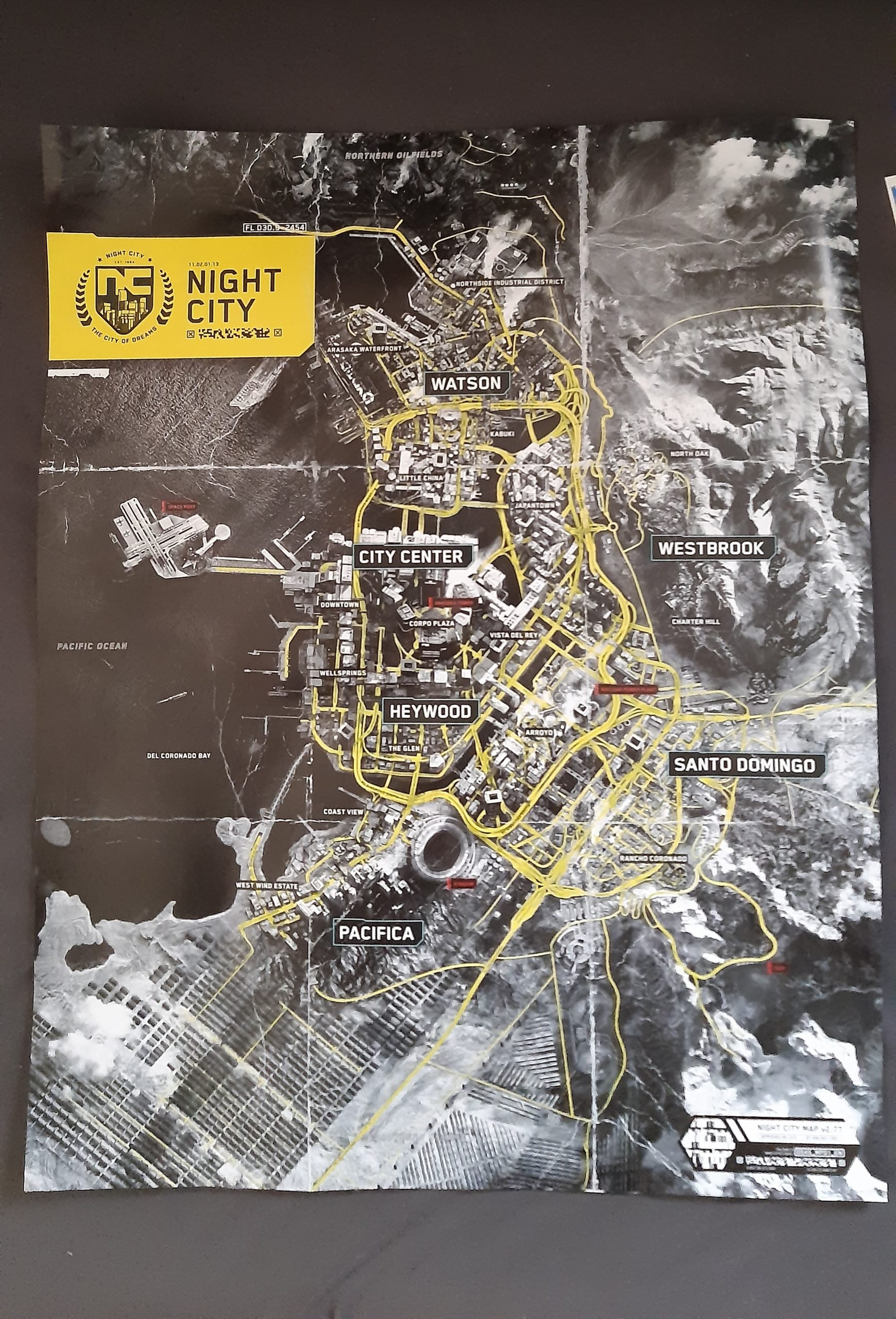 Cyberpunk 2077 carte