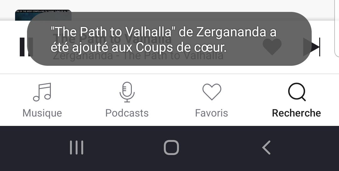 Coups de coeur deezer