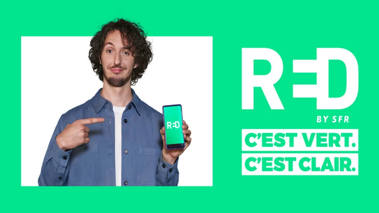 RED est la marque sans engagement de l'opérateur SFR. © SFR 