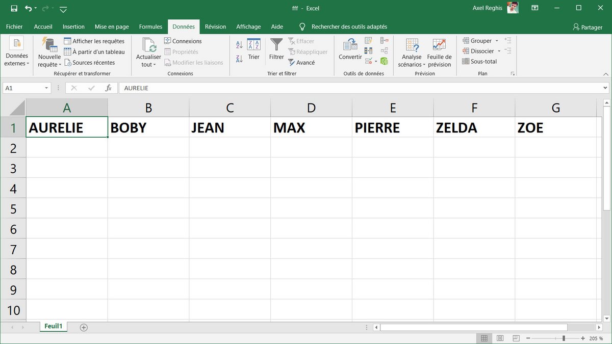 Tuto Excel