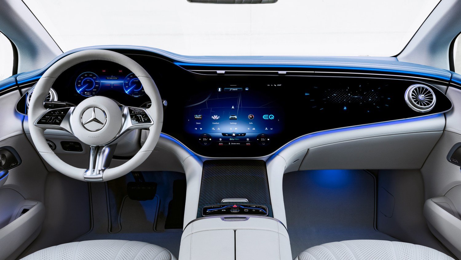 L'Hyperscreen, une option qui devrait en séduire plus d'un © Mercedes