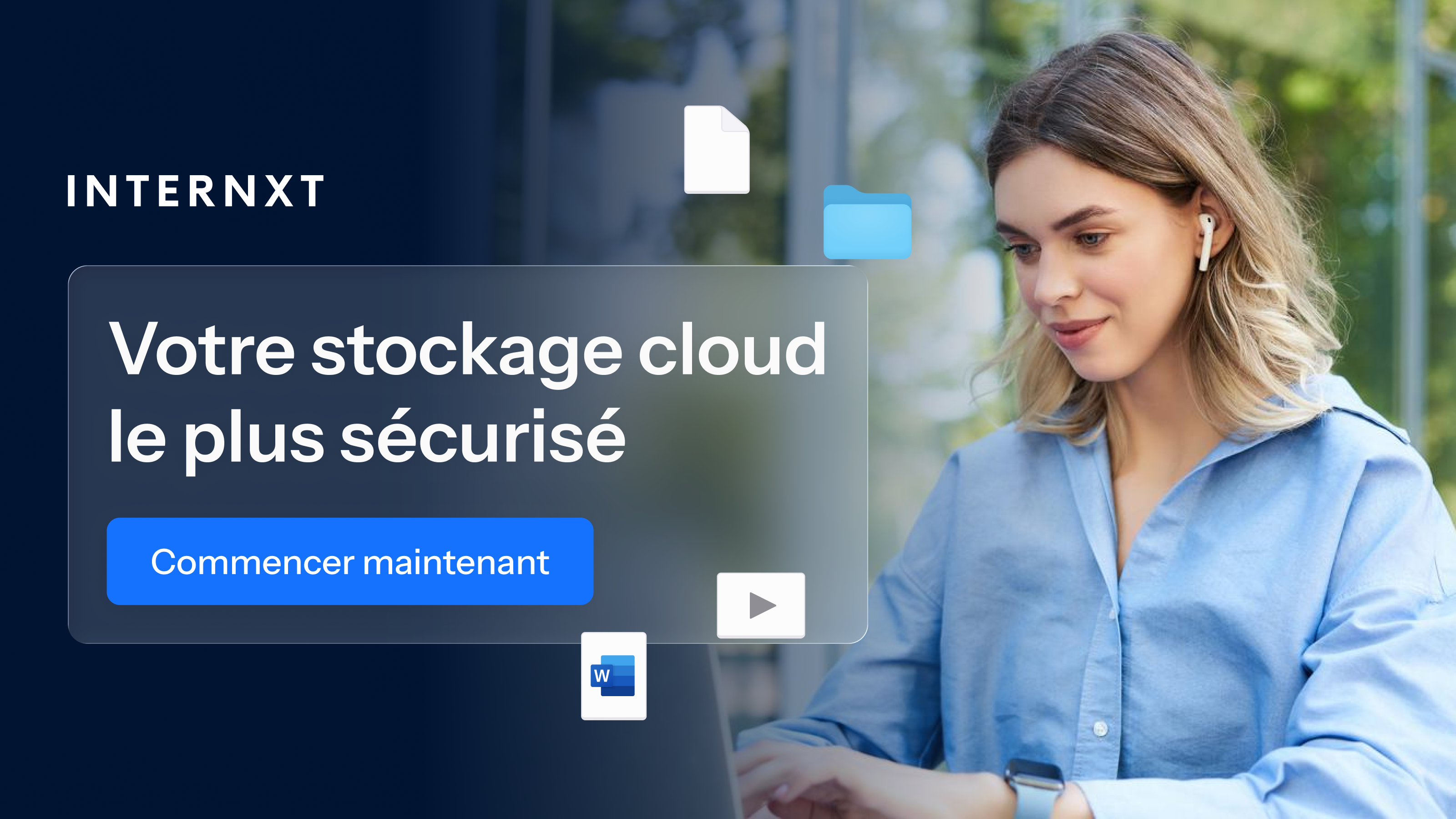 Comptez sur 5To de stockage en ligne hautement protégé avec Internxt Ultimate.