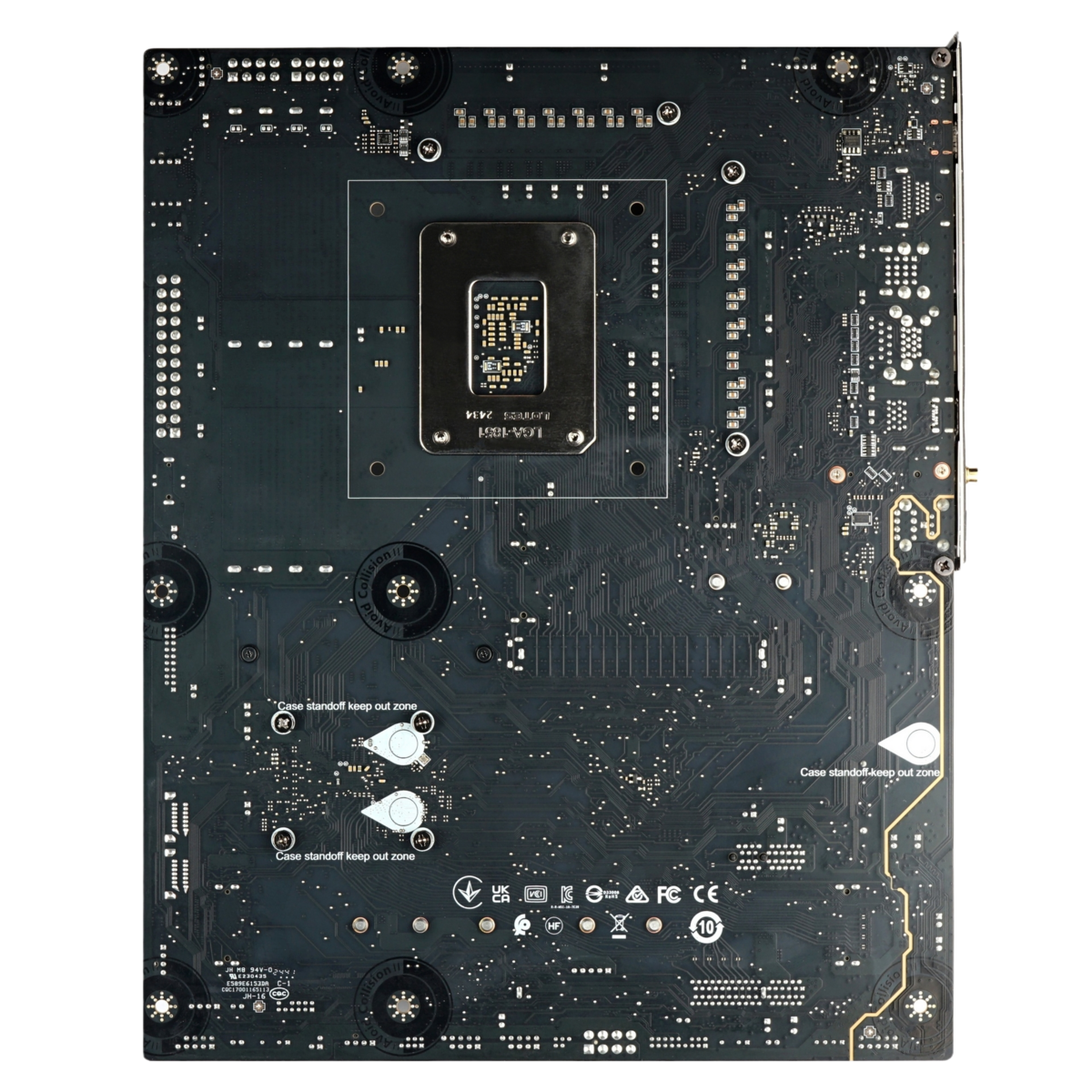 À l'envers, à l'endroit, la carte « PCB 6 couches » de MSI. ©Nerces pour Clubic