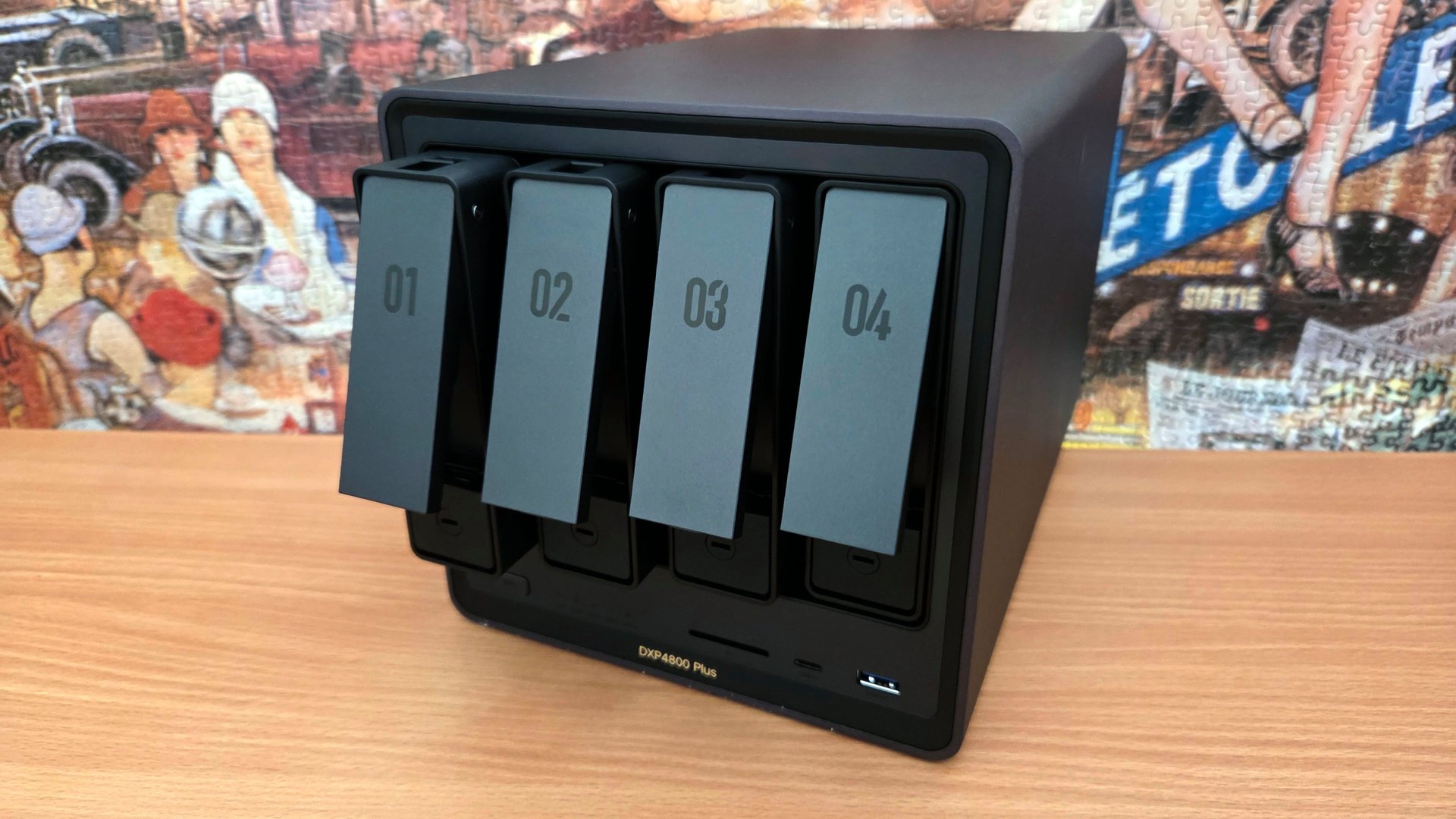 Le NAS UGREEN DXP4800 Plus. ©Nerces