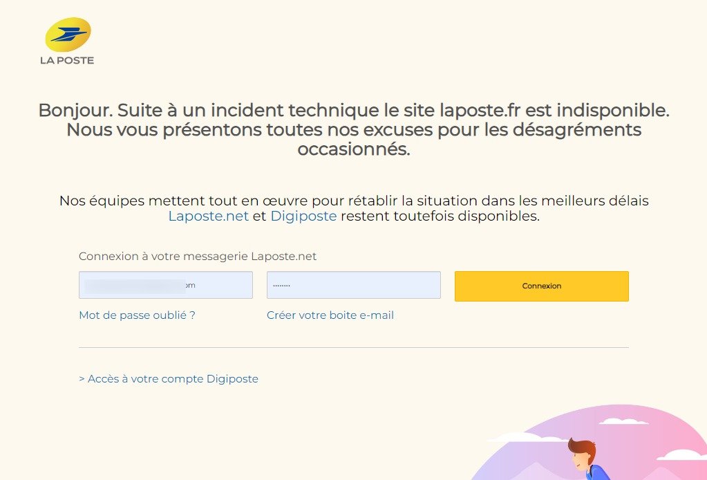 Le site de suivi de colis de La Poste, jeudi 19 octobre 2023 © Capture d'écran Alexandre Boero pour Clubic