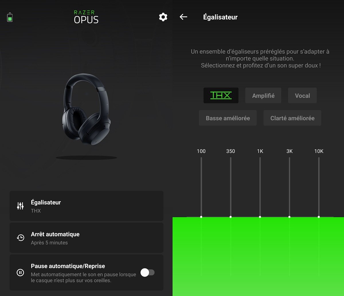 Razer Opus THX application