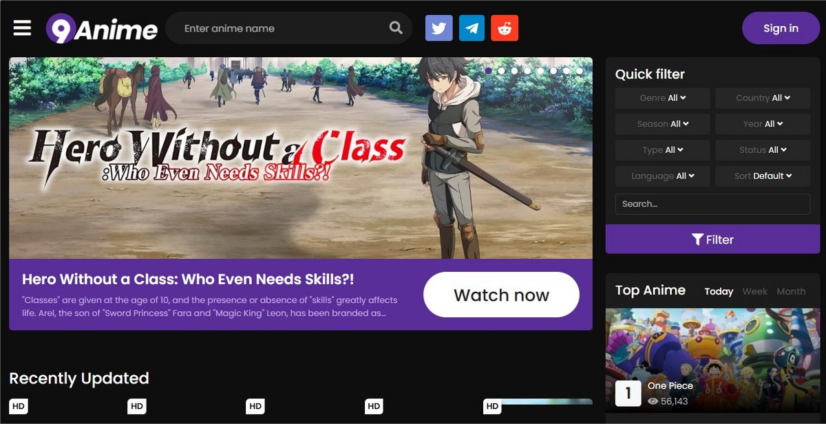 Regardez les meilleurs animes d’animation en streaming gratuitement via un navigateur, avec un affichage clair et fluide - © 9anime