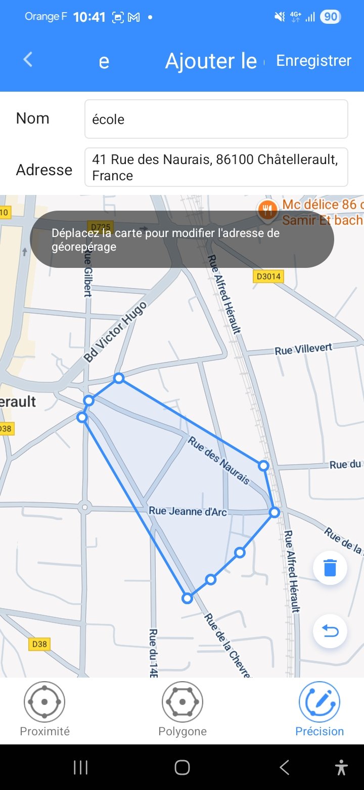 On peut définir des zones de manières très précises. 