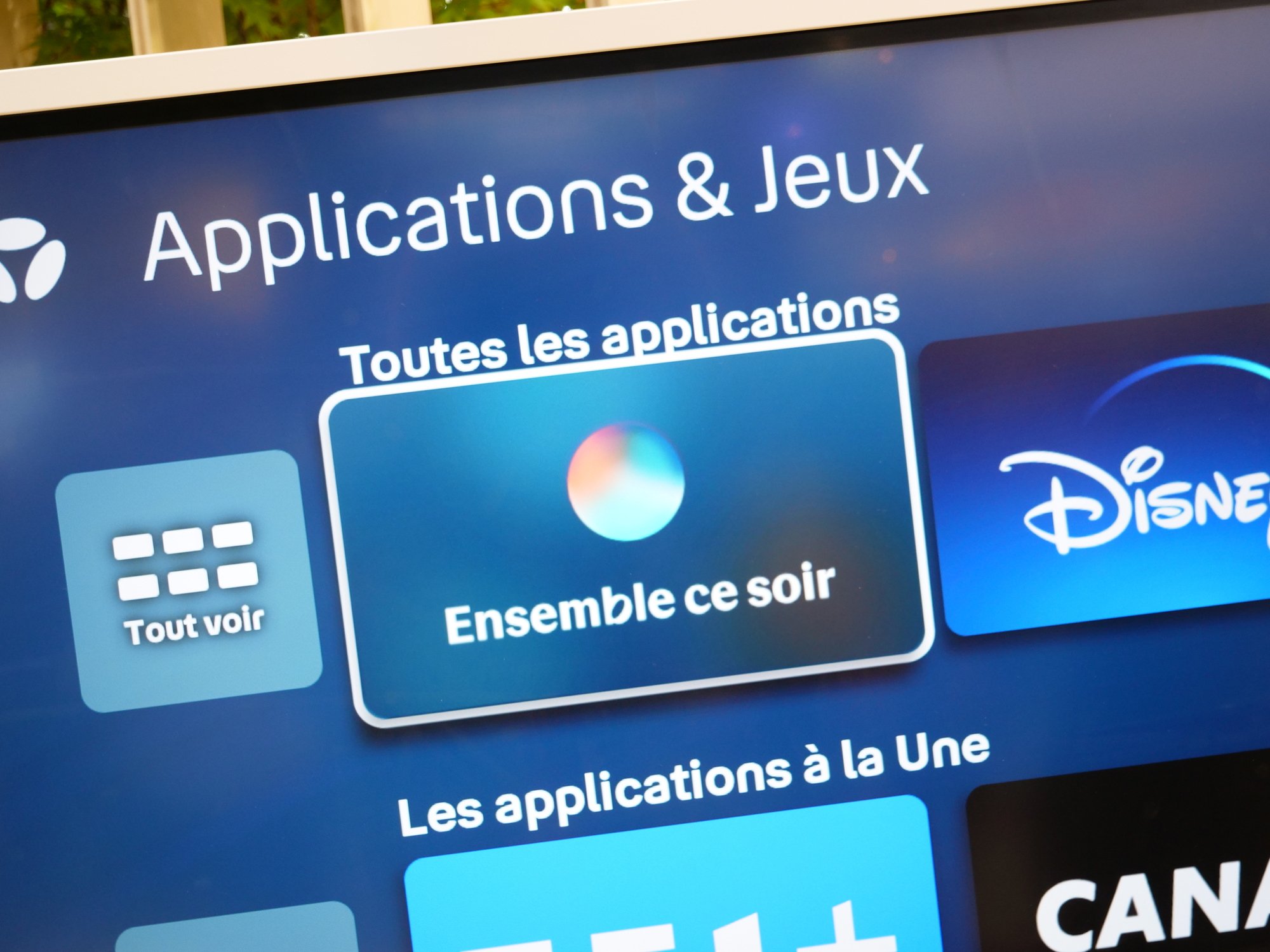 Voici la première apparition publique d'"Ensemble" ce soir, future fonctionnalité des décodeurs de Bouygues Telecom © Alexandre Boero / Clubic