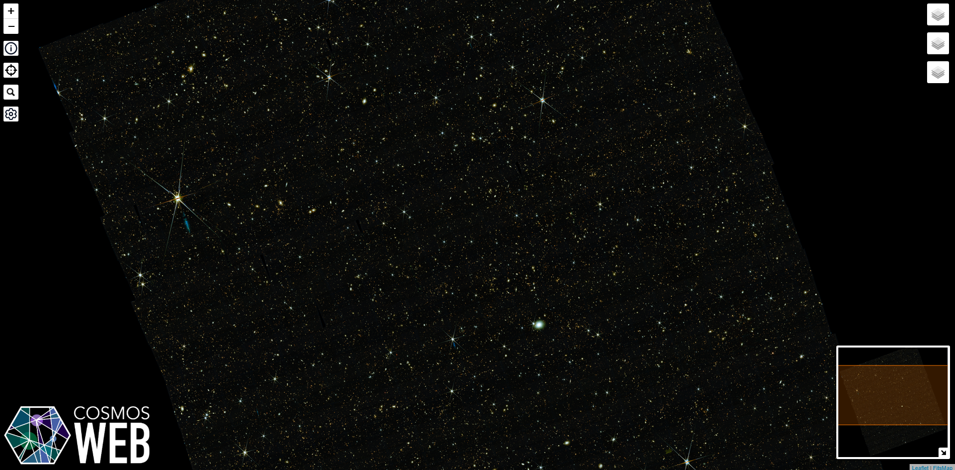  Un vrai trésor pour les fans d'astronomie ; le niveau de détail est proprement hallucinant. © COSMOS-Web