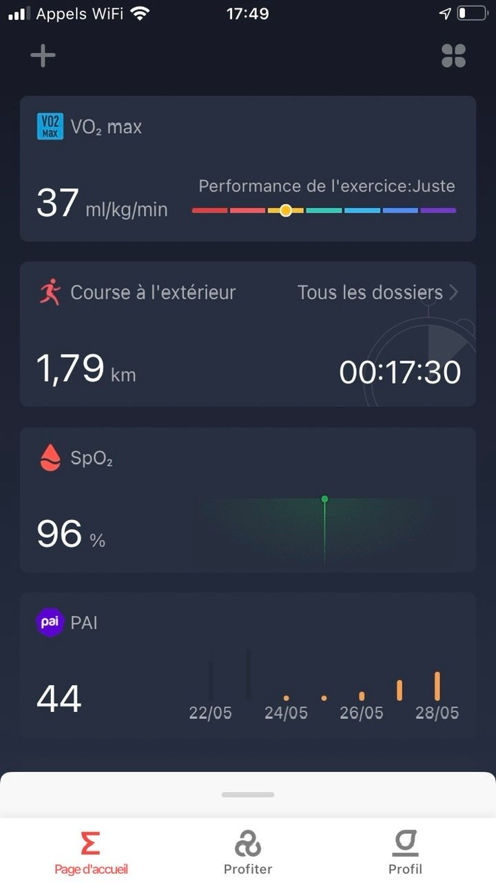 Amazfit T-Rex Pro - Appli 2