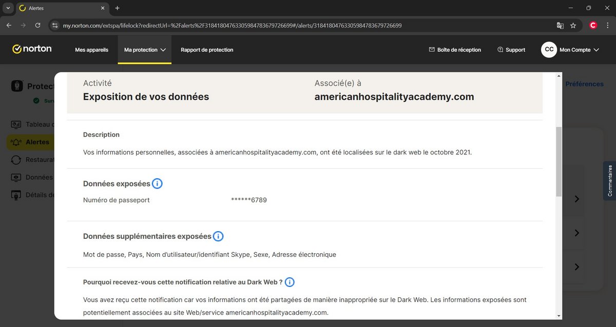 Prenez connaissance des types de données divulguées © Clubic