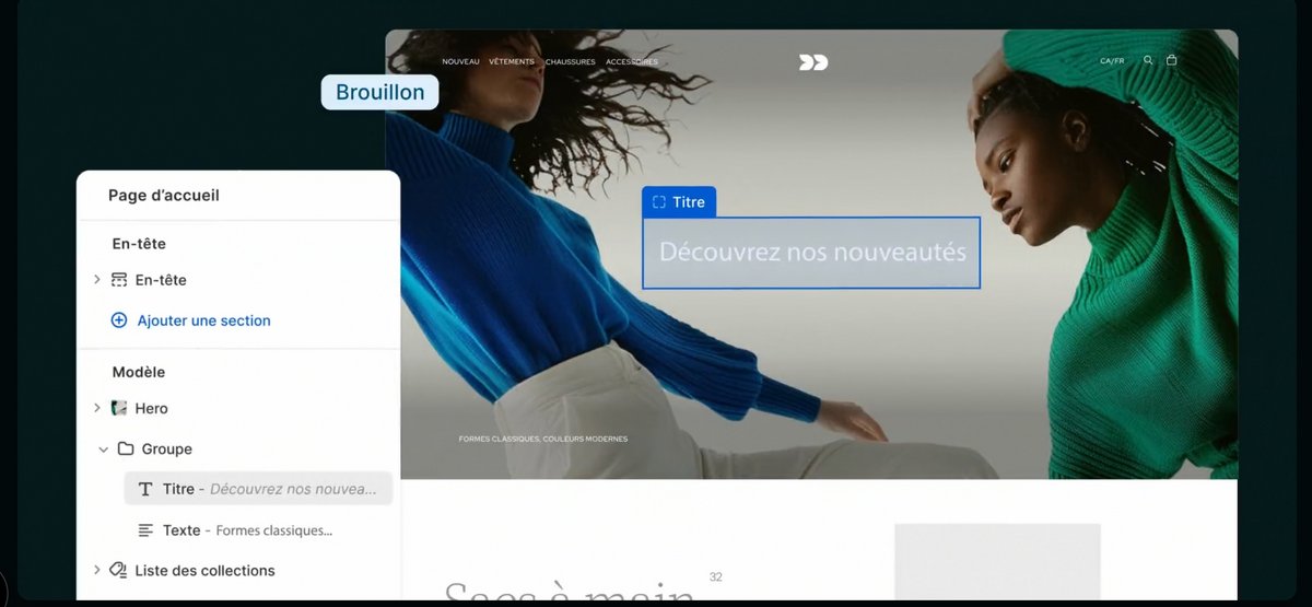 Des sites e-commerce optimisés et modernes. ©Shopify