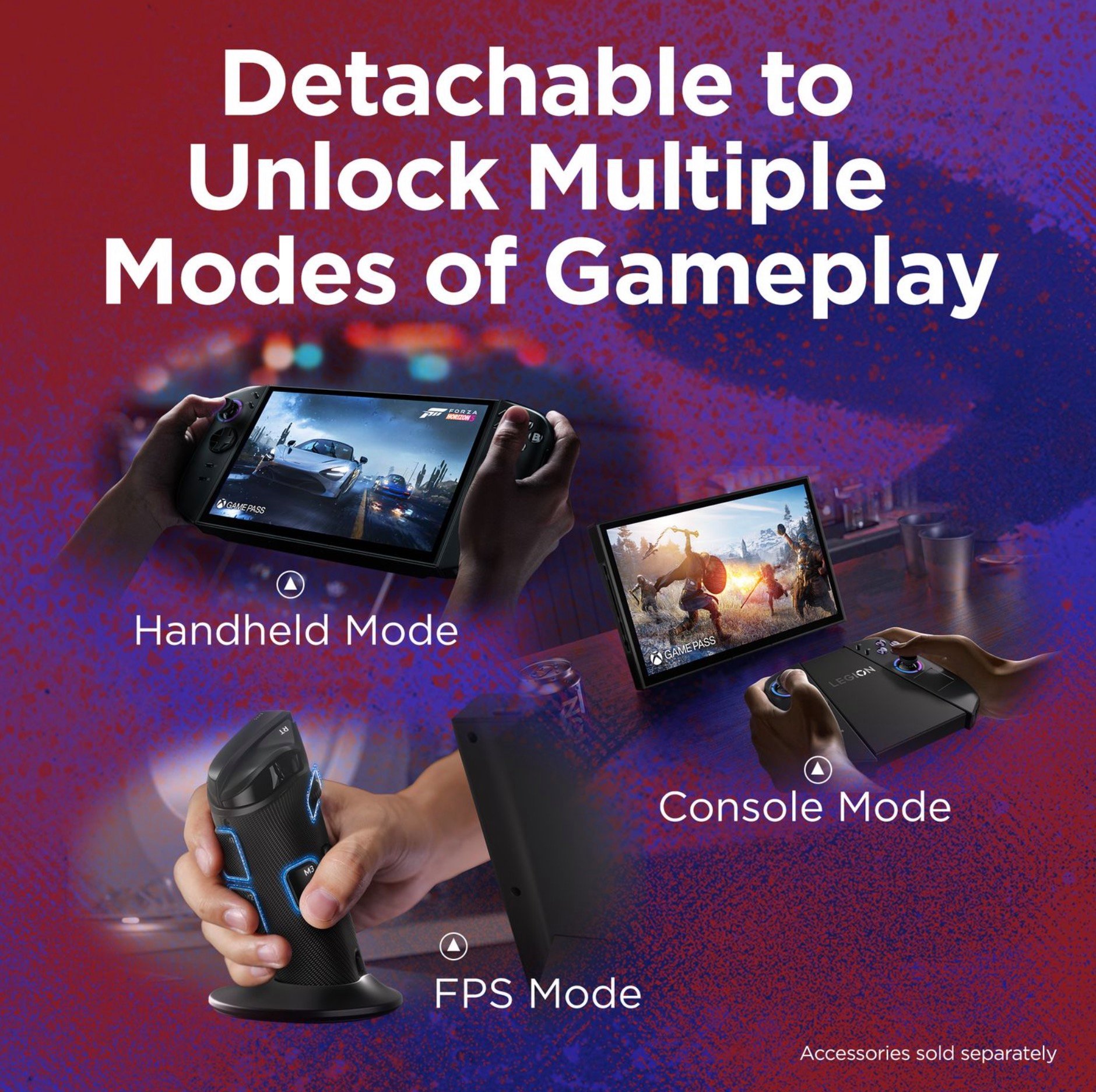 Si l'ergonomie matérielle ne change pas, l'intégration de SteamOS devait doper la Legion Go 2. ©Lenovo