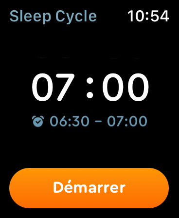 Sélec Apple Watch Sleep Cycle