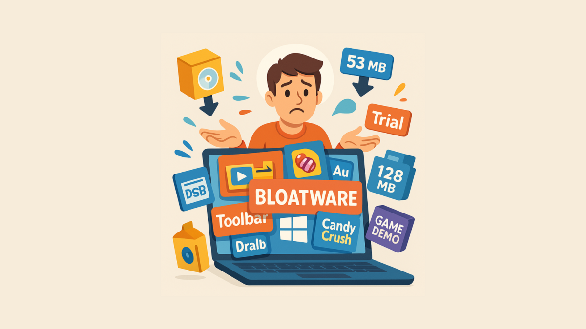 Le début de la fin pour les bloatwares ? © Clubic/ChatGPT 