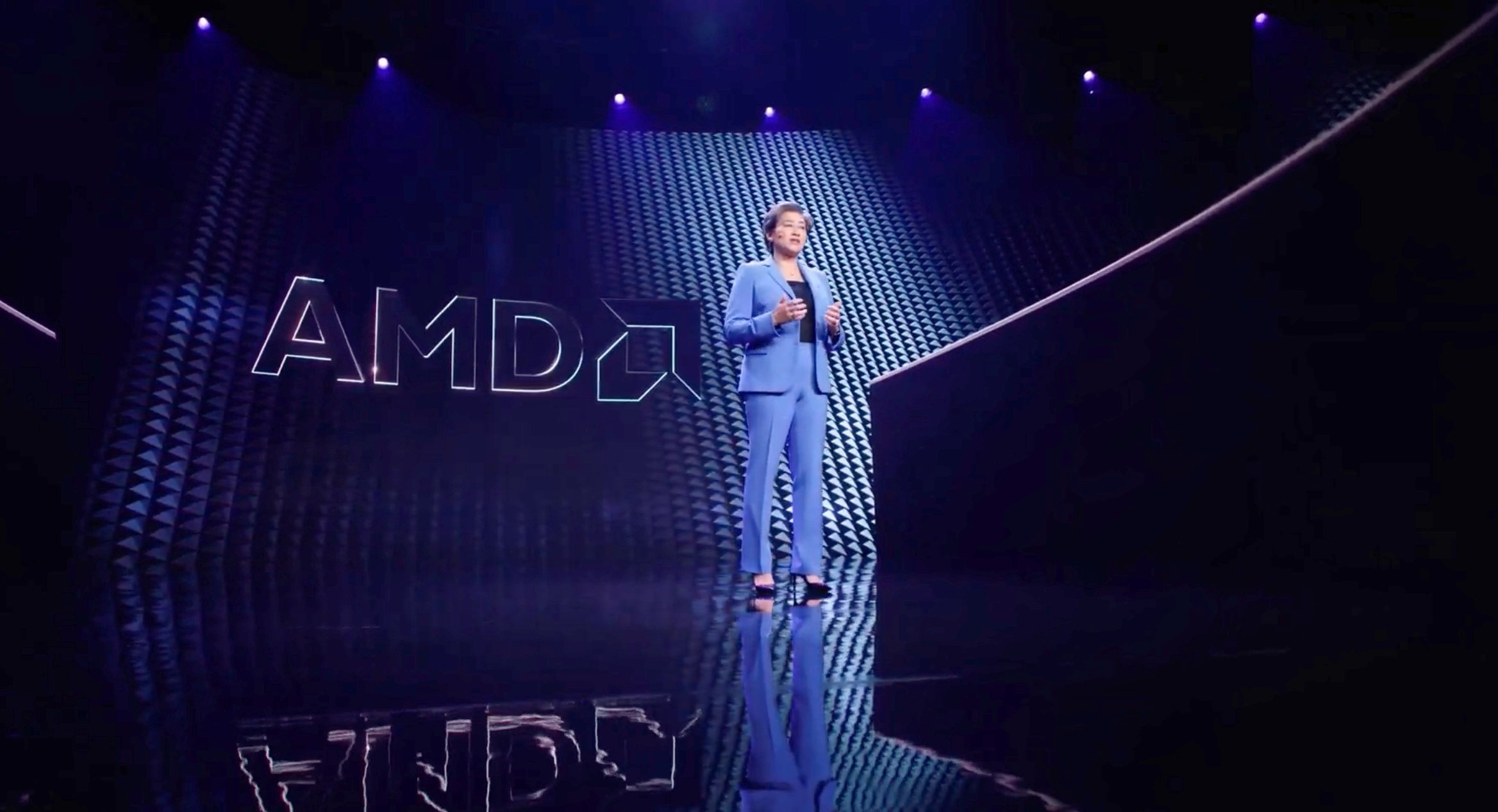 Dr Lisa Su lors de la conférence d'AMD au CES 2021, ce 12 janvier // ©  AMD