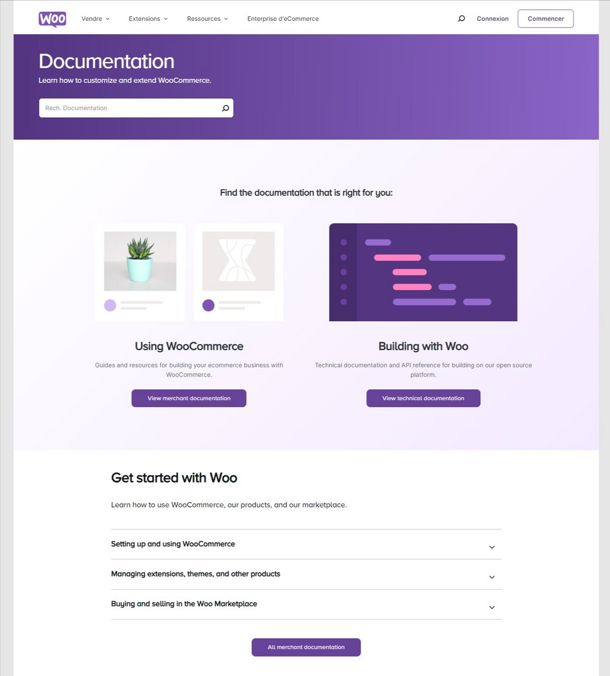Ressources et documentation : développer un site de vente en ligne avec WooCommerce